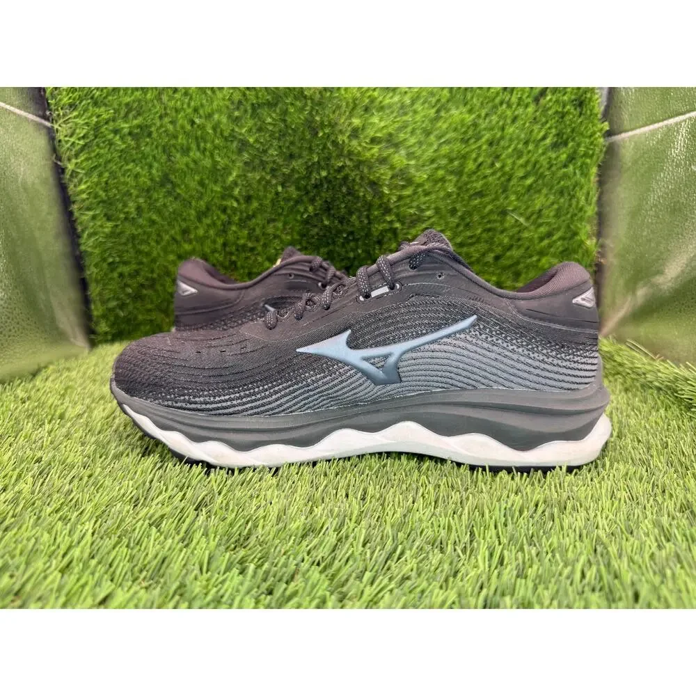 Mizuno Wave Sky 5 J1GD211252 Athletic Sneaker Women's 8D Black Mesh Gym Running